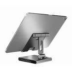 ［USB-C オス→メス カードスロットｘ2 / HDMI / φ3.5mm / USB-Aｘ2 / USB-C] USB PD対応 100W ドッキングステーション / タブレットPCスタンド  スペースグ…