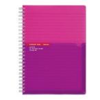 コクヨ [ノート] ツインリングノート カラータグ Bi-COLOR (普通横罫・A5・90枚) ピンク CTス-C30P