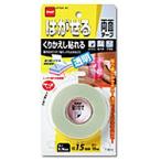 ニトムズ はがせる両面テープ くりかえし貼れる透明 15×10 E3810