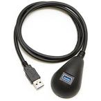GROOVY USB3.0 удлинение кабель настольный GR--DTUS30B черный 1m[USB-A мужской - женский USB-A]