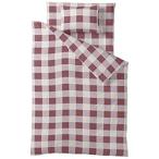  сырой шерсть ателье [ box простыня ] проверка принт одиночный размер ( хлопок 100%/100×200×30cm/ розовый ) UMK33BSPK