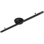 YAZAWA ブラック 直付けダクトレール 薄型 1000mm LRD1001BK