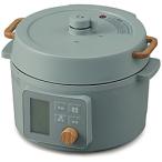 アイリスオーヤマ 電気圧力鍋 3L 液晶タイプ グリーン KPCMB3G