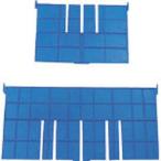 DICプラスチック F型コンテナF-17用短手用仕切板 外寸:243×183 青 F17S