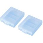 SANWA SUPPLY( Sanwa Supply ) батарейка кейс ( одиночный 3 форма для 2 шт. комплект * голубой ) DG-BT3BLN