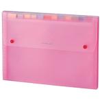 セキセイ ドキュメントファイル　A4　13ポケット  ピンク SSS-1212-21