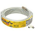 マスプロアンテナ 15mアンテナケーブル（防水F型接栓-直付未加工） S4C15MA(H)-P