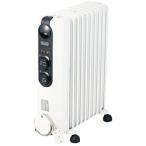 ショッピングデロンギ デロンギ アミカルド オイルヒーター  ピュアホワイト+ブラック RHJ35M1015-BK ［最大13畳］