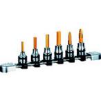 KTC ネプロス　９．５ｓｑ．ヘキサゴンビットセット［６コ組］   NTBT306A