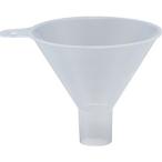 理化学用品 シャーレ・ロート ＴＲＵＳＣＯ　粉末ロート　上部内径Φ１１６ｘ足外径２９ｘ足長３１　ＰＰ製　  (PR120)