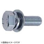 トラスコ中山 座金組込ボルト トリーマー 三価白 サイズM8X40 8本入 B7160840