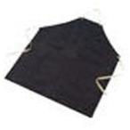 保護服・防護服 エプロン ＴＲＵＳＣＯ　抗菌ビニロン前掛胸当　ネイビー　Ｌサイズ　  (TVL-MK-B-L)