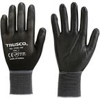 作業手袋 すべり止め背抜き手袋 ＴＲＵＳＣＯ　極薄ニトリル背抜き手袋　ブラック　Ｍ　  (TGL-2595-BK-M)