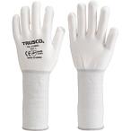 作業手袋 耐切創手袋 ＴＲＵＳＣＯ　ホワイトＨＰＰＥインナー手袋ロング　Ｓ　  (TGL-5100KL-S)
