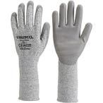 作業手袋 耐切創手袋 ＴＲＵＳＣＯ　ＨＰＰＥ手袋ＰＵ手のひらコートロング　Ｍ　  (TGL-5532KL-M)