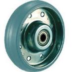 キャスター プレート式ゴム車 ＴＲＵＳＣＯ　ハイテンプレス製ゴム車輪のみ　φ１５０　  (HTW-150)