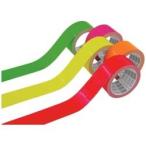トラスコ中山 蛍光ラインテープ５０ｍｍｘ３３ｍ　ピンク【１巻】
