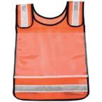作業服 安全ベスト ＴＲＵＳＣＯ　肩調整付ゼッケンベスト　メッシュオレンジ　  (TMNV-O)