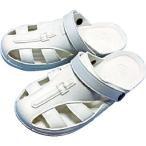 クリーンルーム関連用品 シューズ ＴＲＵＳＣＯ　制電サンダル　Ｍ　ホワイト　  (ANS-M-W)