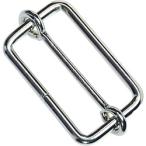 梱包結束用品 結束バンド ＴＲＵＳＣＯ　ＰＰベルト専用金具４０ｍｍ用　スライドアジャスター　  (TSAJ-40)