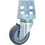 キャスター アングル式キャスター ＴＲＵＳＣＯ　アングル式エラストマーキャスター　自在　Φ７５　  (TYSA-75EL)
