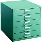 工場用保管設備 小型パーツケース ＴＲＵＳＣＯ　ツールケース　３３３Ｘ４１０ＸＨ３４８　引出５段　  (PT-43ENS)