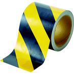 テープ用品 反射テープ ＴＲＵＳＣＯ　再帰反射テープ　９０ＭＭＸ１０Ｍ　黄／黒　  (TRFT90-YB)
