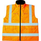 作業服 安全ベスト ＴＲＵＳＣＯ　フリース付安全ベスト　ＬＥＤ付　オレンジ　  (TFABL-O)