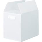 コンテナ・パレット 折りたたみコンテナ ＴＲＵＳＣＯ　ダンボールプラスチックケース　５枚セット　Ｂ４サイズ　取っ手穴あき　半透明　  (TDP-B4-5-TM)