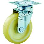 キャスター プレート式ウレタン車 ＴＲＵＳＣＯ　キャスター　ハイテンプレス製ウレタン車　自在Ｓ付金具付　φ１５０　  (HTTUJB-150)