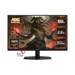 AOC(エーオーシー) Q27G40E/11 ゲーミングモニター  ブラック ［27型 /WQHD(2560×1440） /ワイド /180Hz］ 【864】