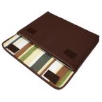 MacBook Air ケース 13インチ：FILO（ココア・カーキストライプ）suono ハンドメイド 日本製