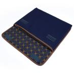 レッツノートQVケース「FILO」（ネイビー・キャロル） --suono（スオーノ）ハンドメイド