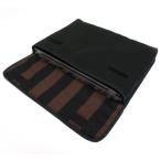 レッツノートSV ケース FILO ブラック・ブラウンストライプ ノートパソコンバッグ、ケース suono ハンドメイド