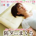 日本製 防ダニまくら 枕 防ダニわたと肌にやさしいコットンキルトを使用した枕です 洗える枕 お昼寝 父の日 ギフト 贈り物