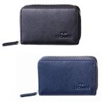  футляр для карточек мужской бесплатная доставка Tecnos safia-no раунд застежка-молния ячейка для монет TCCSF телячья кожа TECHNOS кошелек для мелочи . карта inserting . inserting бумажник 