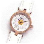 レディース 腕時計 ファッション ウォッチ レディス 日本製ムーブ使用 TST182-1 ホワイト 3針 クォーツ 革 ベルト 花