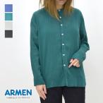ショッピングARMEN ARMEN アーメン ユーティリティーバンドカラーシャツ INAM1702GD レディース