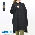 ARMEN アーメン ユーティリティバンドカラーロングシャツ INAM2472PD レディース