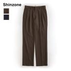 THE SHINZONEsin Zone WASHABLE WOOL CHRYSLER PANTS омыватель bru шерсть Chrysler брюки 26AMSPA09 женский 