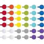 Wrap-It кабель этикетка кабель бирка круг многоцветный 9 цвет 36 листов электропроводка идентификация LAN рукописный текст . возможно текстильная застёжка повторение можно использовать 