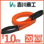 ベルトスリング 長さ1.0ｍ 幅20mm スリングベルト 玉掛 クレーン 吊具