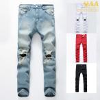  джинсы мужской Denim брюки повреждение обработка распорка Denim стрейч джинсы обтягивающие джинсы woshu авария б/у Vintage День отца 