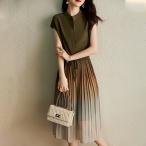 ショッピングワンピース 夏 レディース ワンピース 半袖ワンピース ワンピース夏 着痩せ ロングワンピー シフォンワンピース 母の日 ホワイトデー 2025