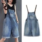  комбинезон женский колени длина Denim брюки комбинезон все в одном джинсы свободно woshu День матери White Day 2025