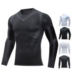 コンプレッションウェア メンズ 加圧シャツ インナー 長袖tシャツ トレーニング スポーツウエア アンダーシャツ