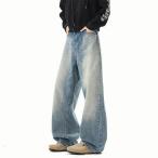  Denim брюки брюки багги futoshi . джинсы широкий брюки woshu Roo z низ мужской 2026 весна 