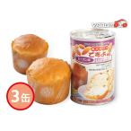 パンですよ！ レーズン味 レーズンパン 50g×2個入 3缶 賞味期間 5年  缶入 保存食 非常食 税率8％