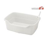 la pre кошка туалет глубокий type 60 белый глубокий type тип кошка туалет Richell бесплатная доставка 