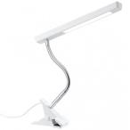 YAZAWA 5W белый цвет LED гибкий светильник с зажимом белый Y07CFLE05N13WHya The wa